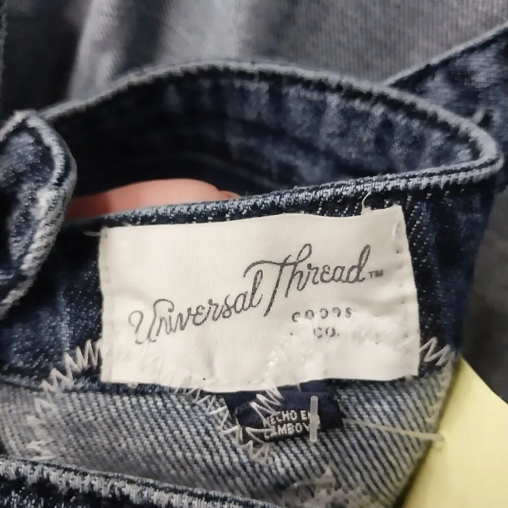 3627 Size S/M Upcycled Universal Thread Jean Jumper. - Picture 8 of 10